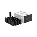 WePro - Spline Closed End 14x1.5 Black 5 Lug (20pcs) Kit - Black